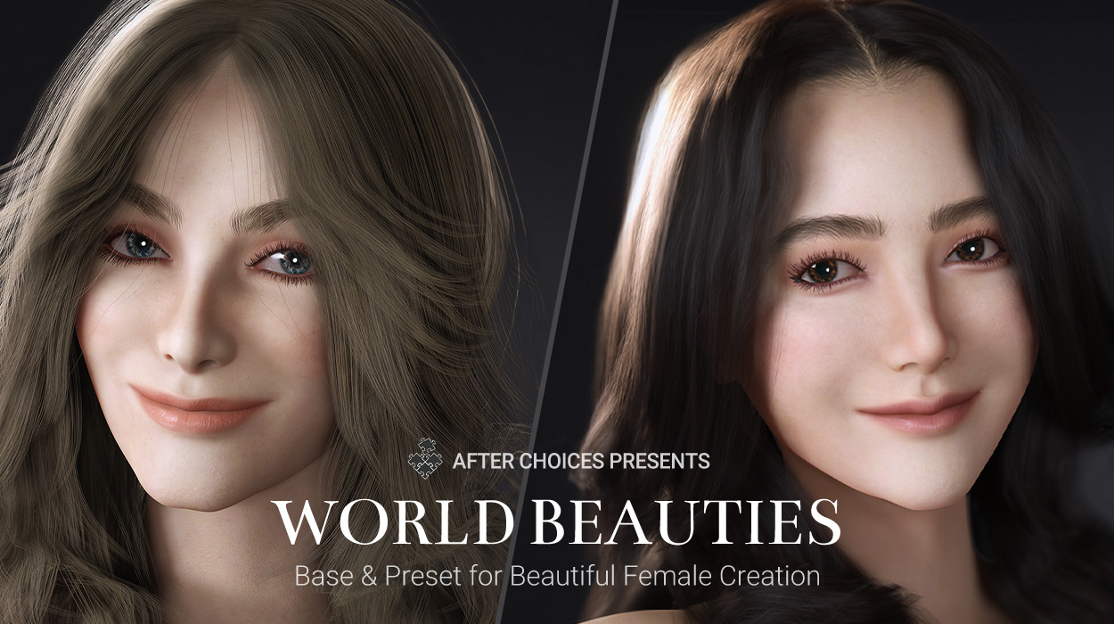 World Beauties | 3D Models | Character Creator