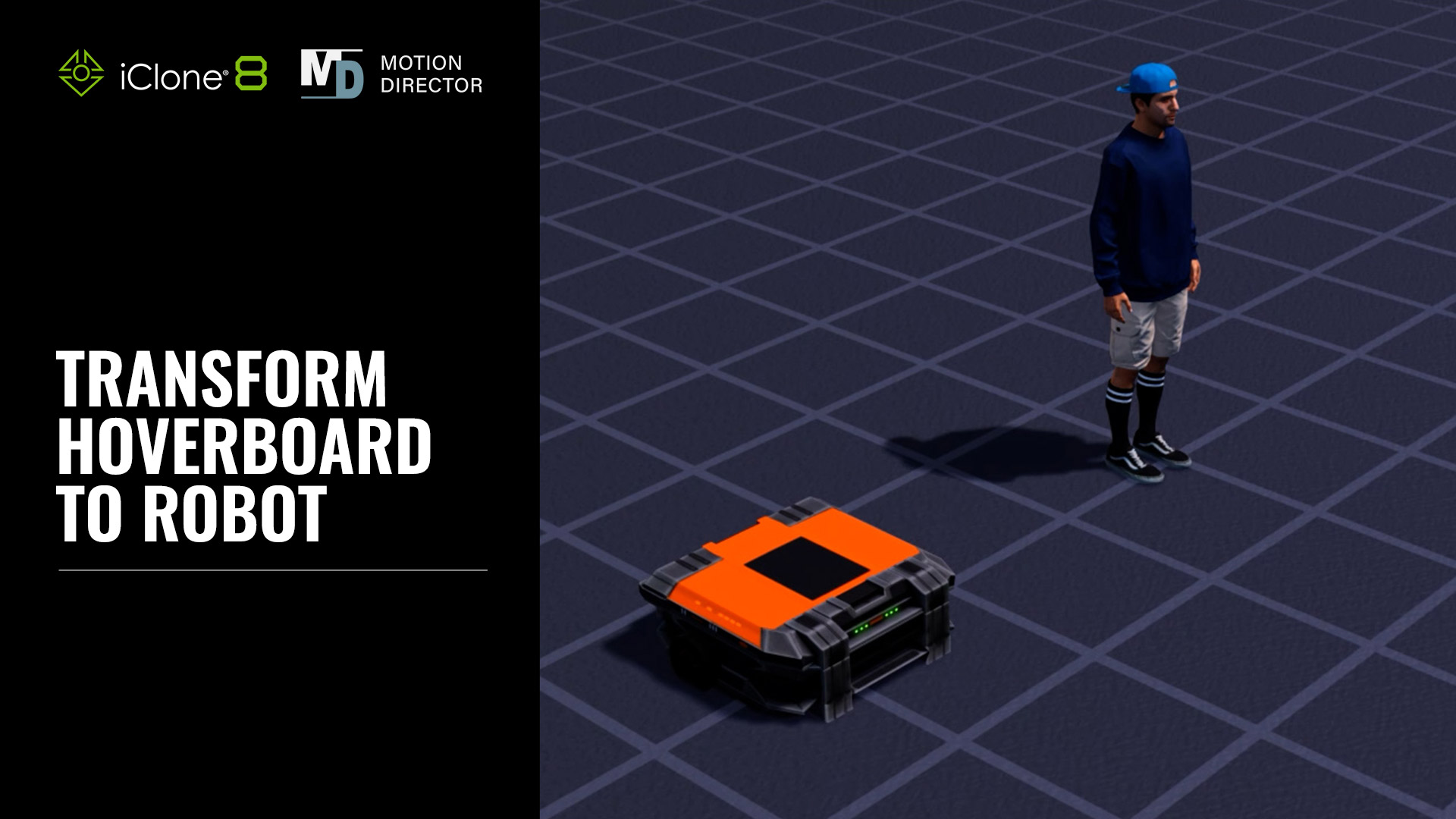 iClone Personal Mobility - Transform Hoverboard to Robot