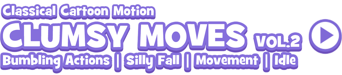 classical cartoon motion-Clumsy moves video