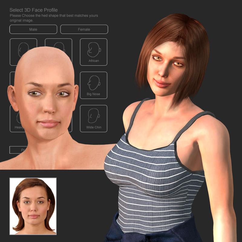 realistic full body avatar creator free