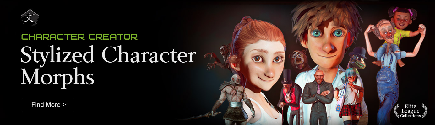 create your own character - stylized pack