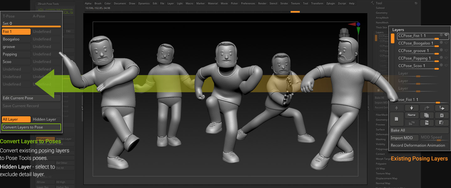 Posing Your Character in ZBrush on Vimeo