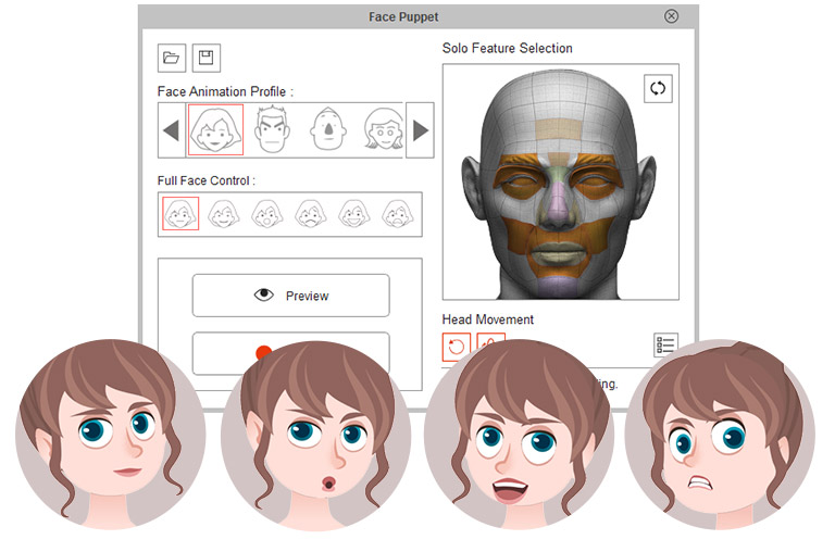 For animated video makers to create character animation