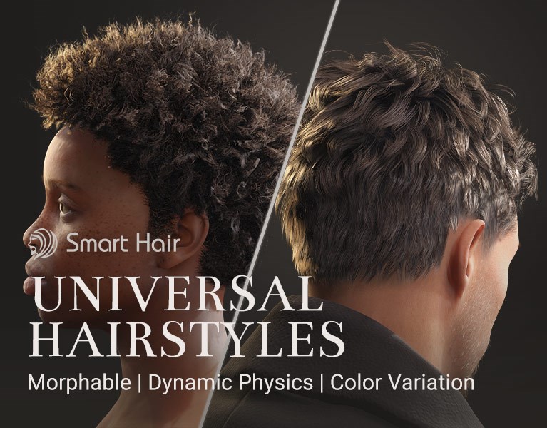 3D Hair - Universal Hair Collection