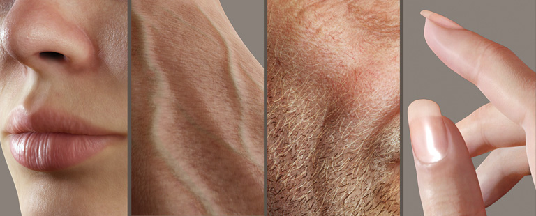 realistic skin-3D scan