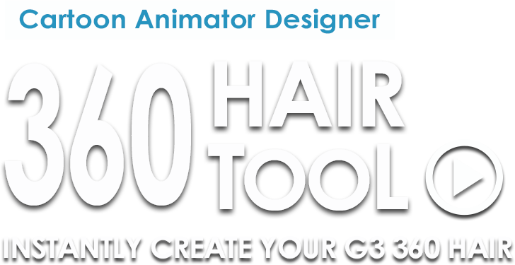 2d hair - 360 face tool video