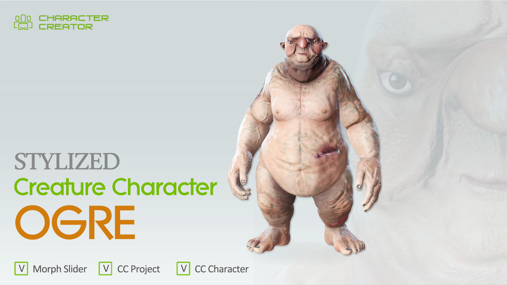 Ogre - Single CC Morph Bundle