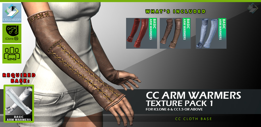 Arm Warmers Texture Pack vol. 1