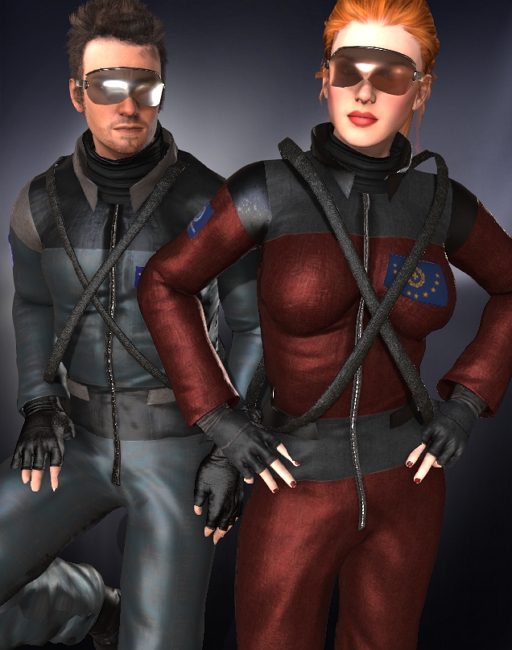 PRCC Female Sci-Fi Outfit PBR - Character Creator/Combo (Single PID) -  Reallusion Content Store