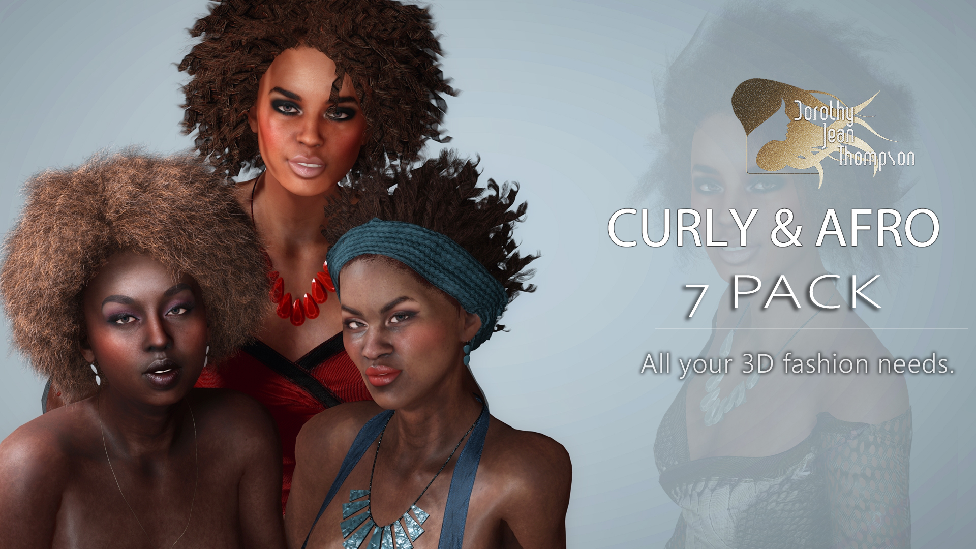 Curly & Afro Hair - 7 Pack