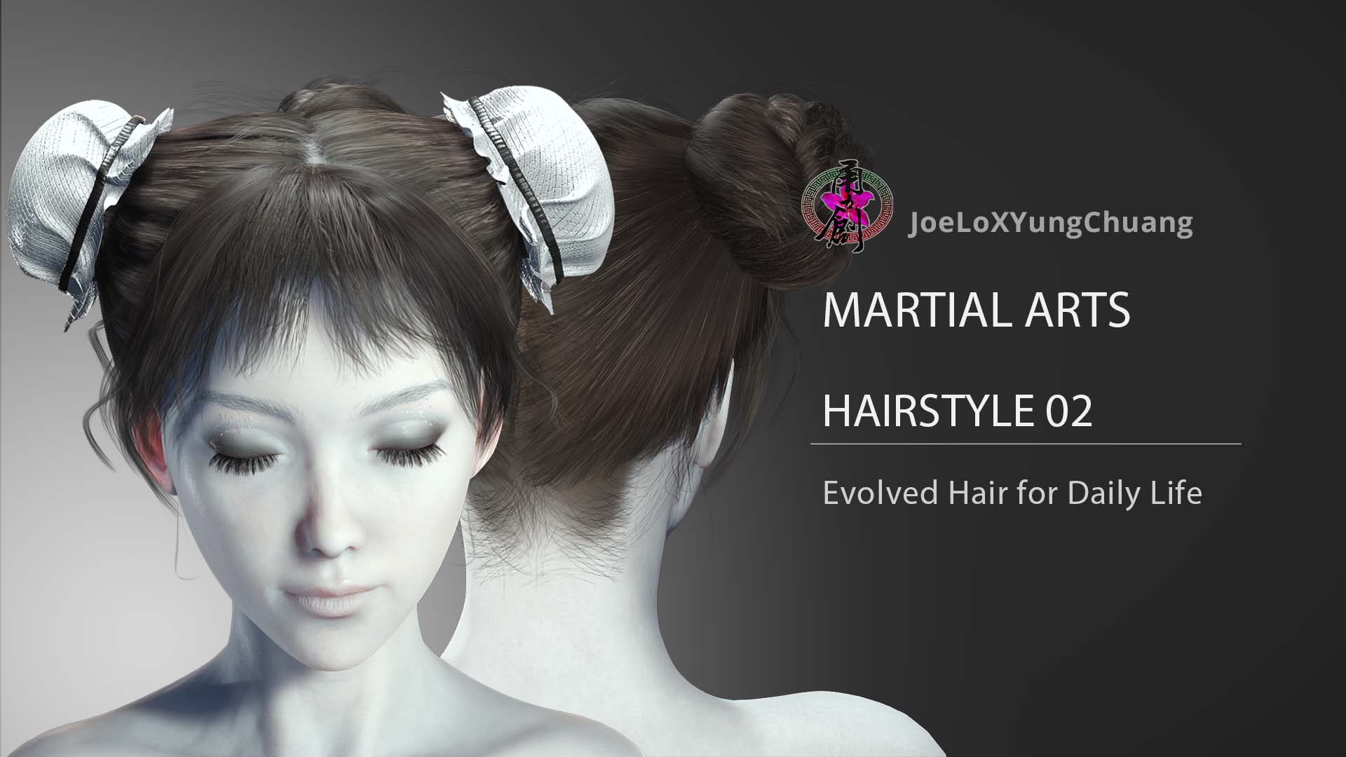 MartialArts-Hairstyle-02_2 Set