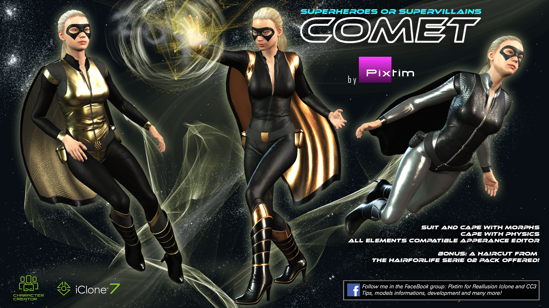 Superheroes or Supervillains : COMET