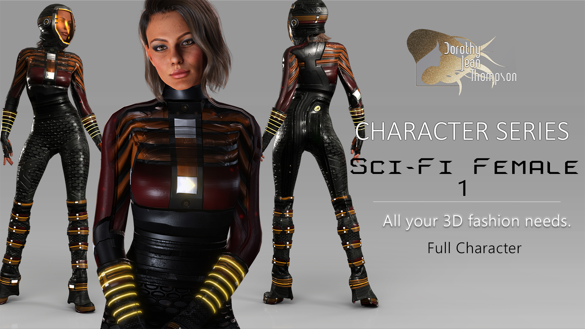 Sci-fi Female S1- Character Series V1