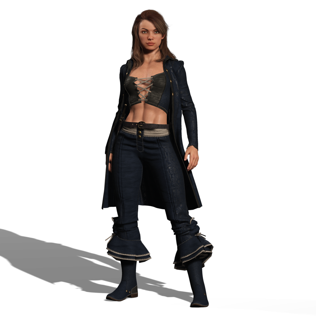 Lady Pirate Character Creatoractor Reallusion Content Store 9876