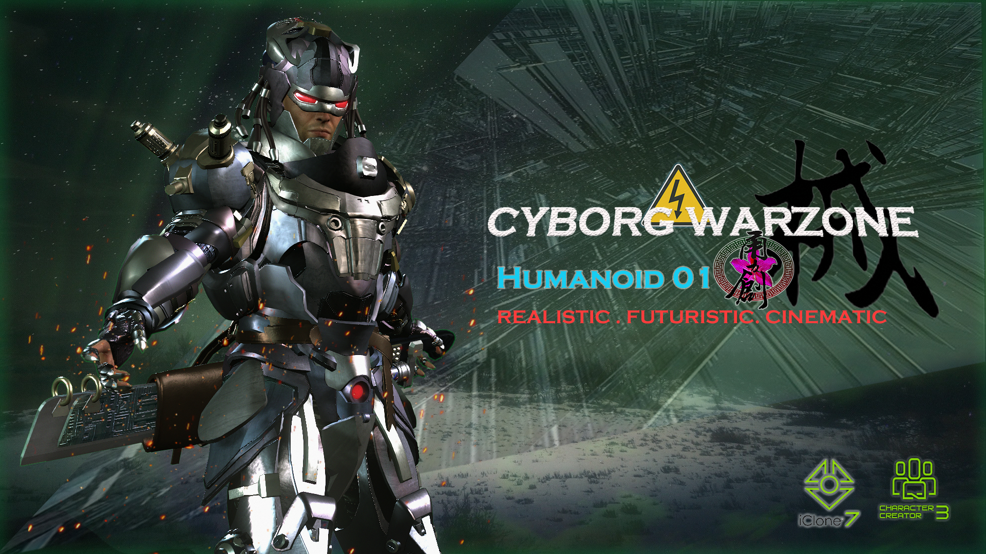 Cyborg WarZone-Humanoid01