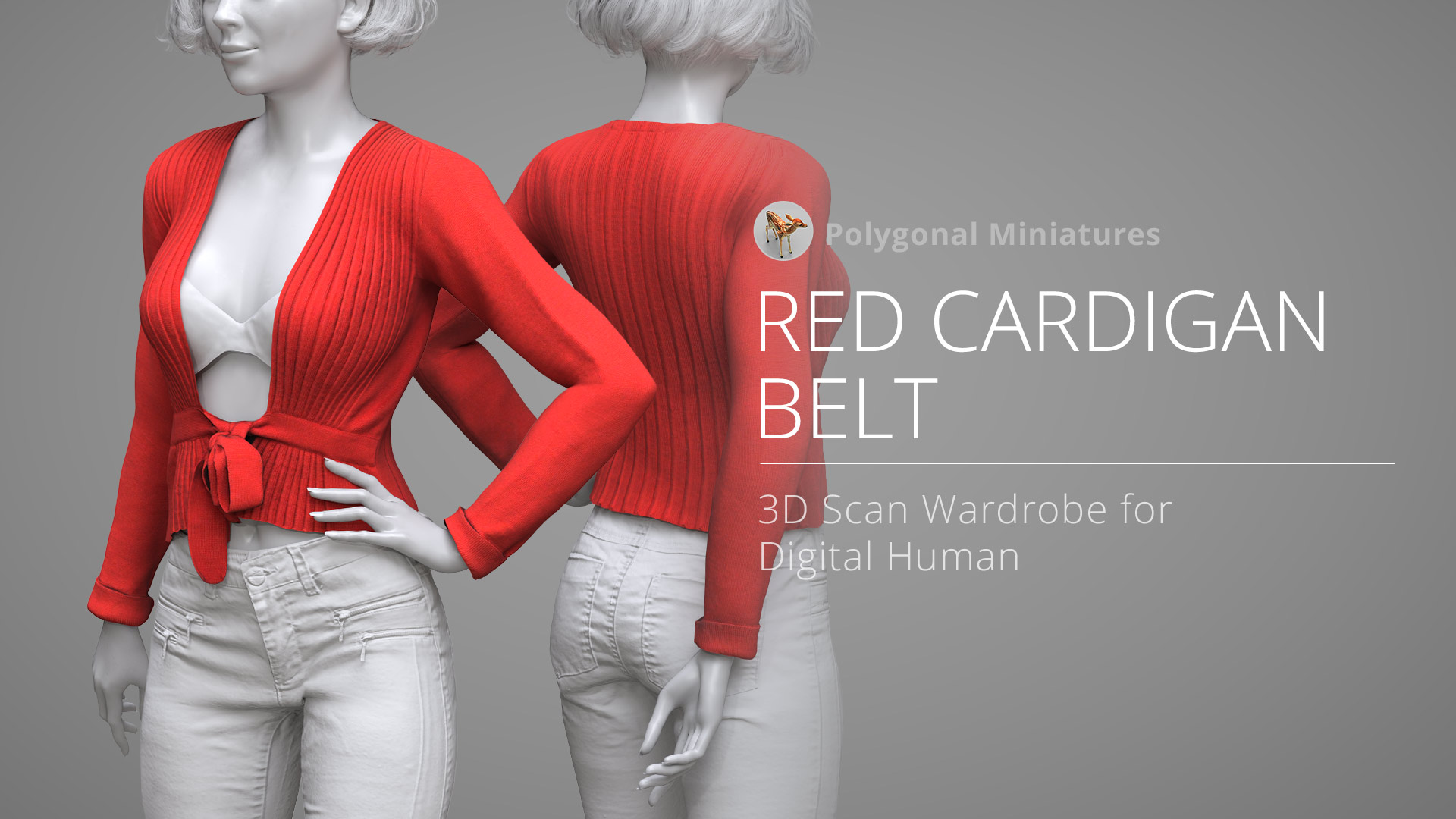 Red Cardigan Belt