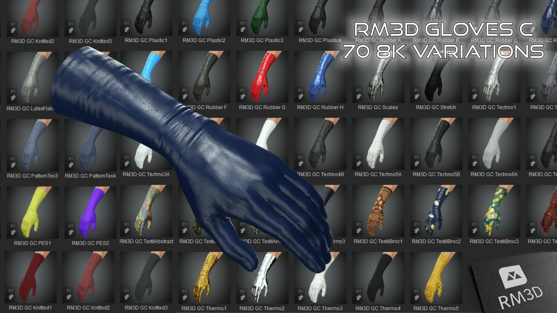 RM3D Gloves C