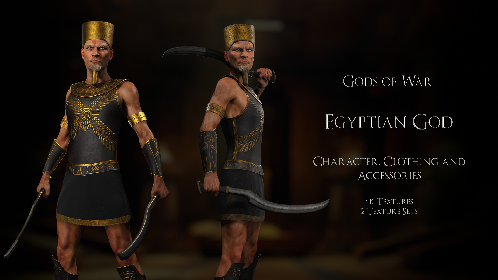 Egyptian God of War - Character Creator/Outfit - Reallusion Content Store