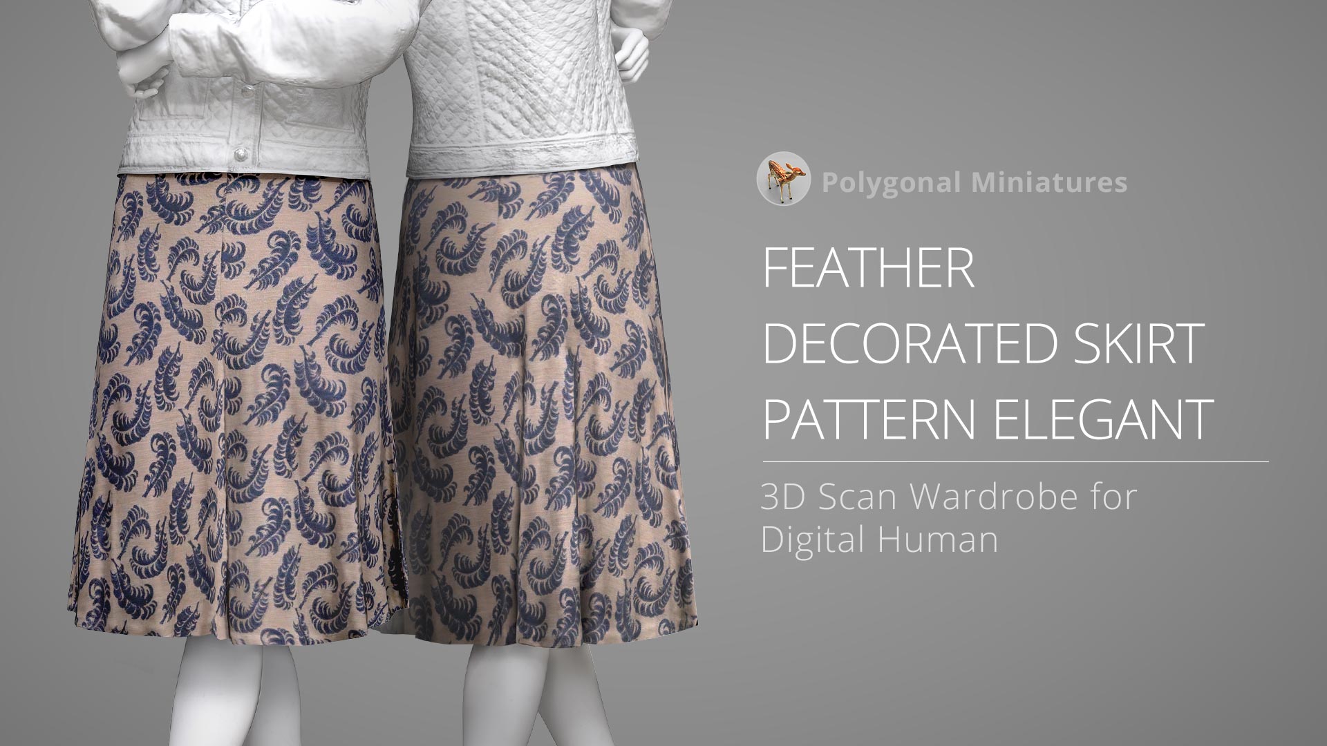 Feather skirt 3d hotsell