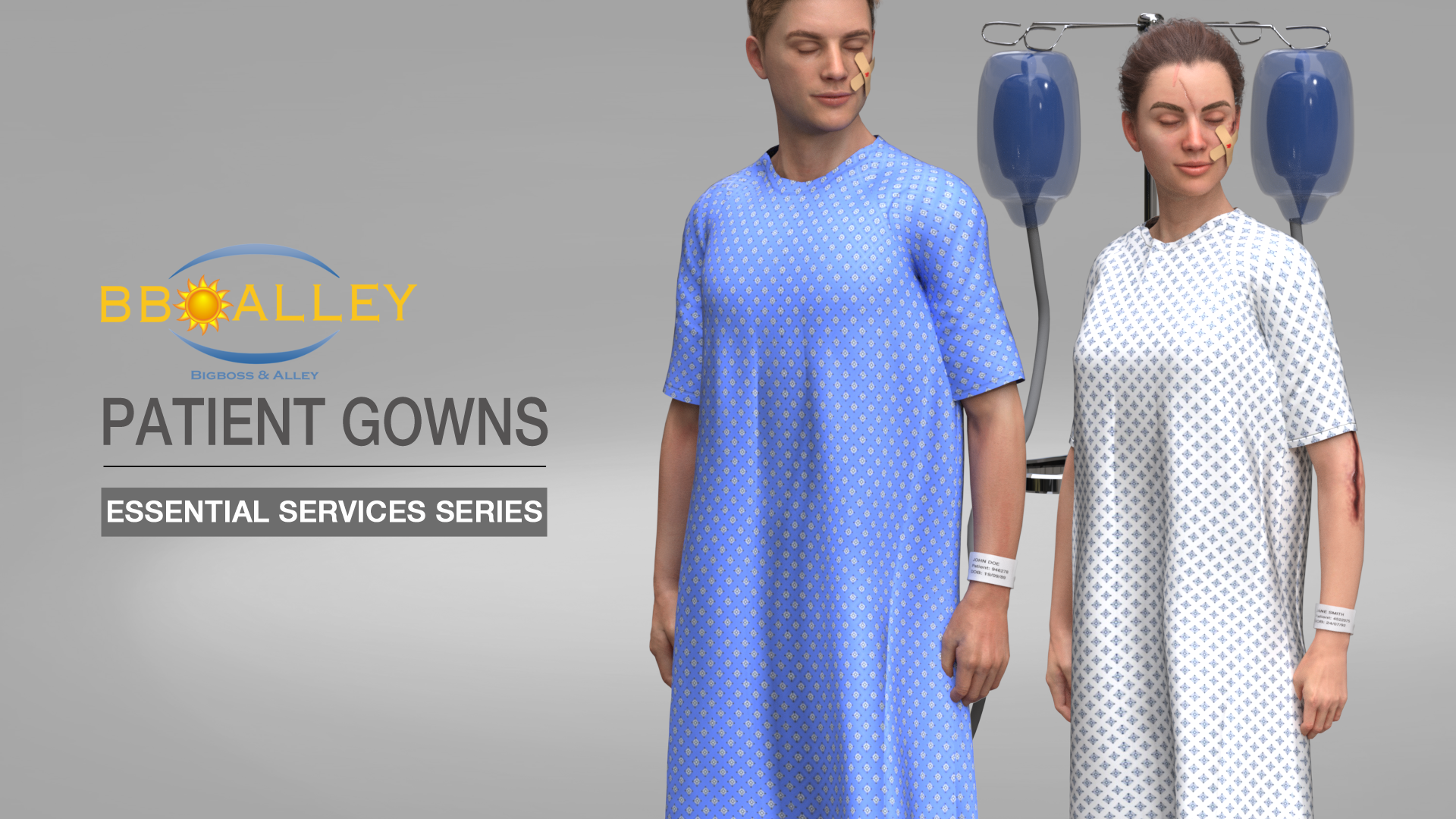 Order 100% Polyester Hospital Patient Gowns | Hospital Gowns for Sale