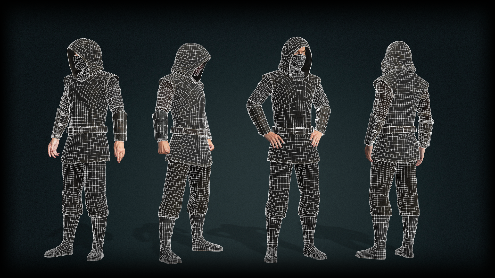 Male Assassin Outfit 1 - Buy Royalty Free 3D model by CG StudioX  (@CG_StudioX) [edcfa71]