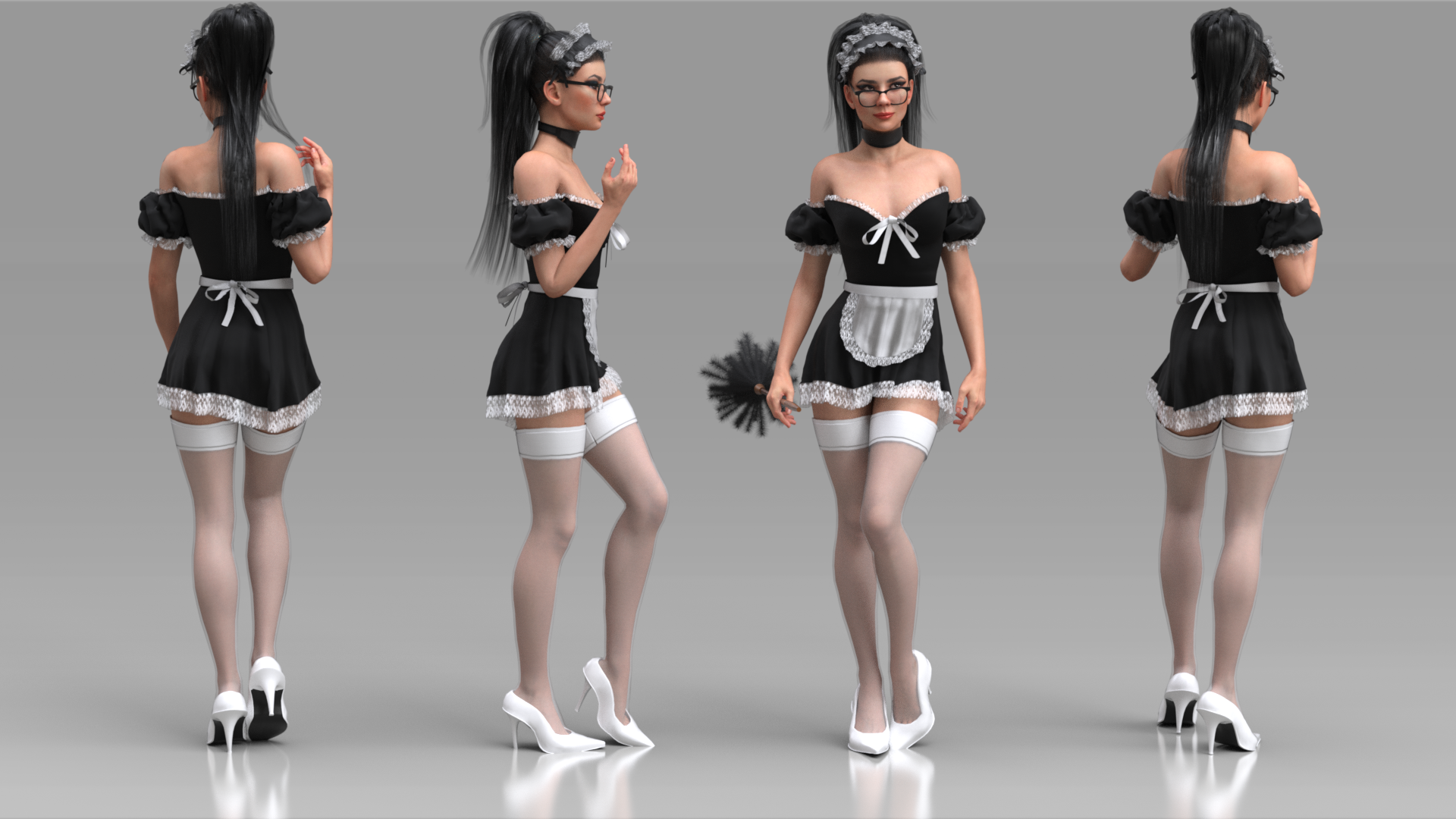 Naughty Maid - Character Creator/Outfit - Reallusion Content Store