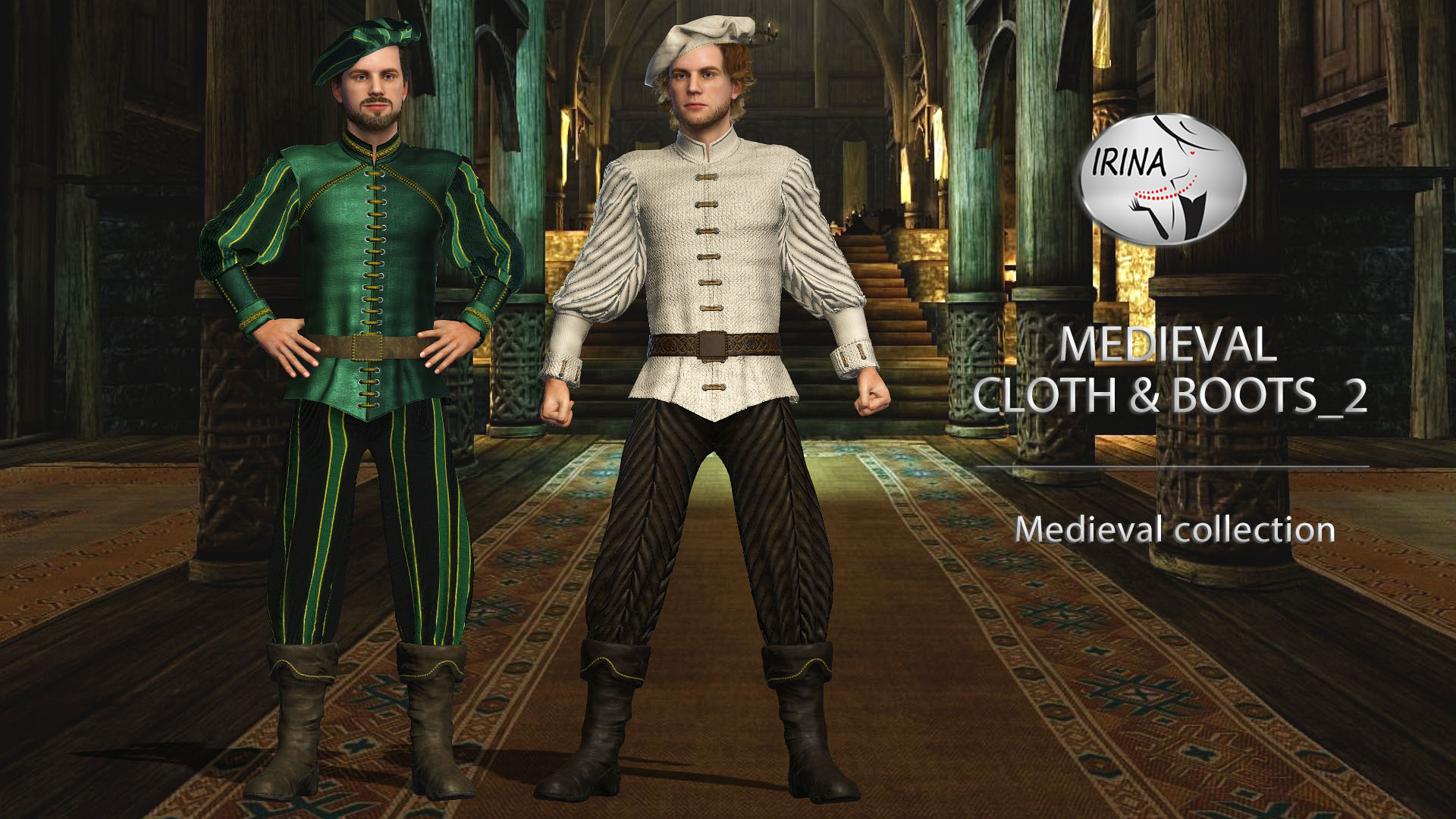 Medieval cloth and boots_2 - Character Creator/Outfit - Reallusion ...