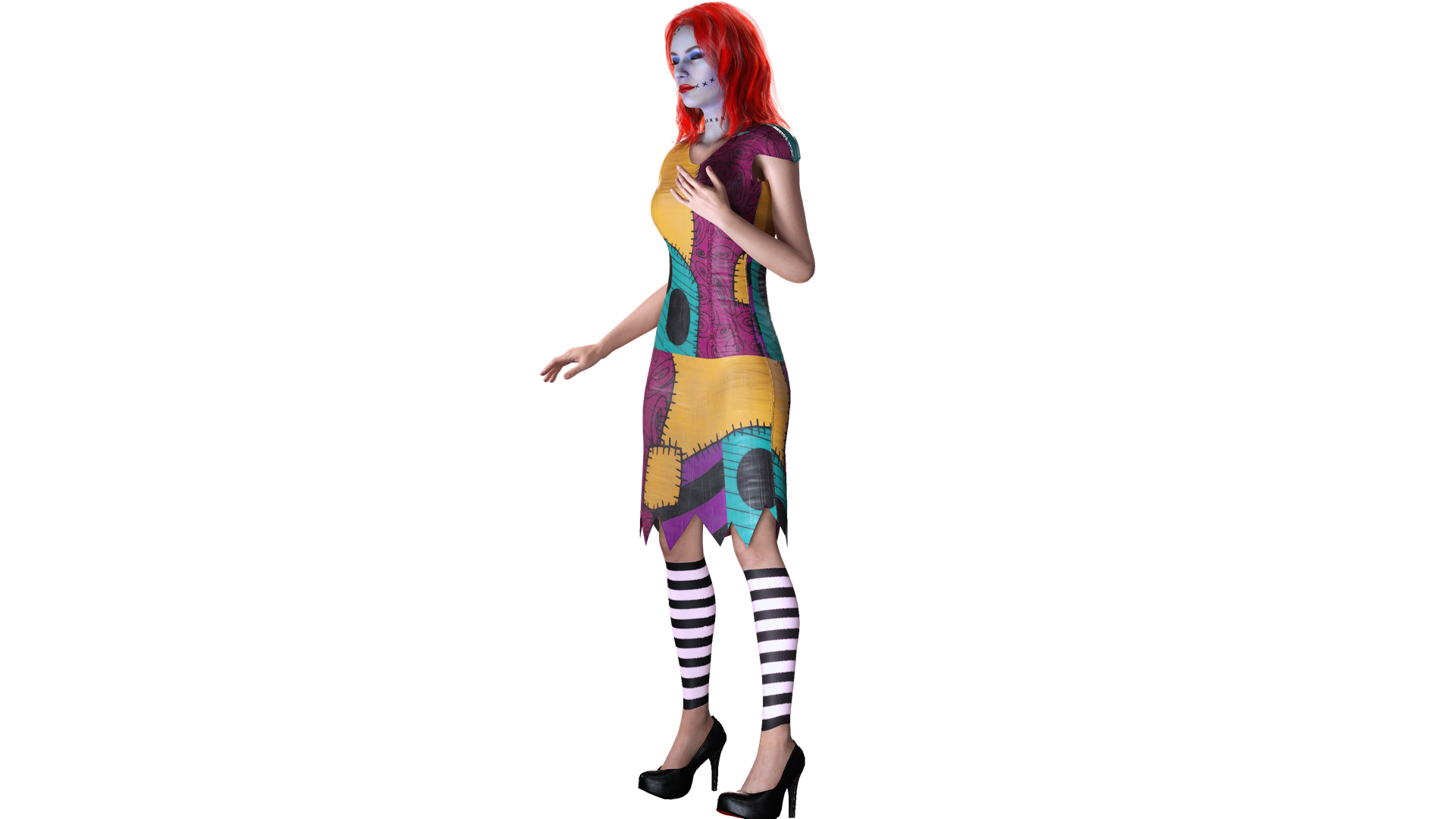 Nightmare Sally Costume - Character Creator/Outfit - Reallusion Content ...