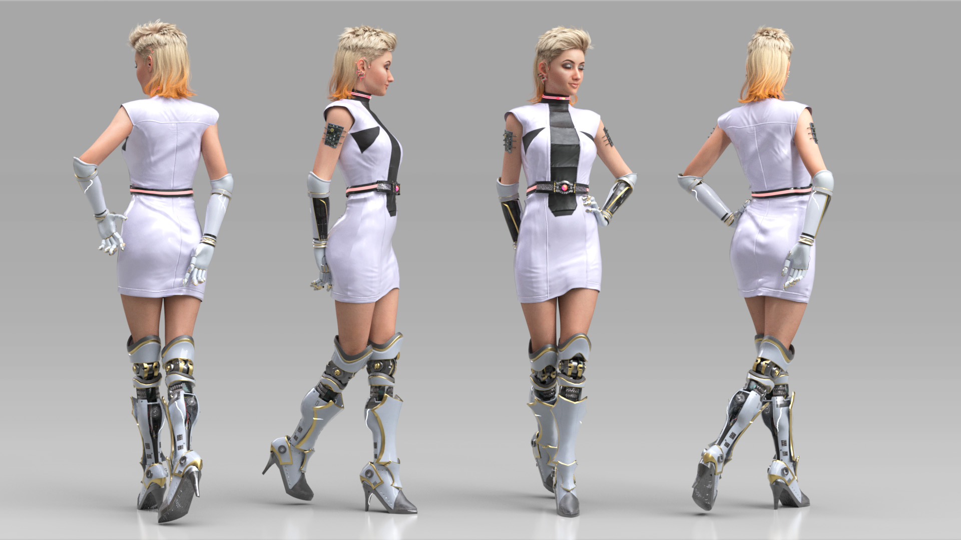 Cyborg City - Evil Angel - Character Creator/Outfit - Reallusion Content  Store