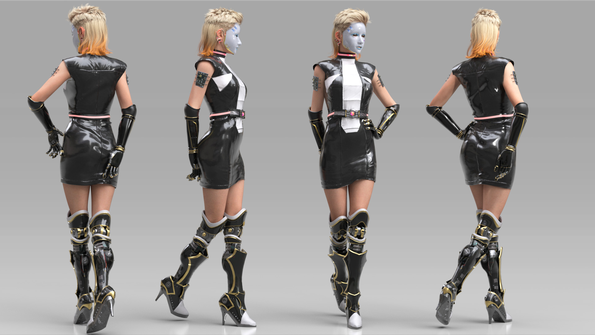 Cyborg City - Evil Angel - Character Creator/Outfit - Reallusion ...