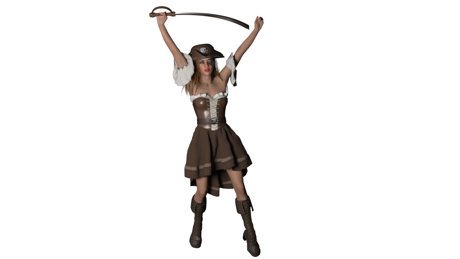 Female Pirate Character Creatoroutfit Reallusion Content Store 9013