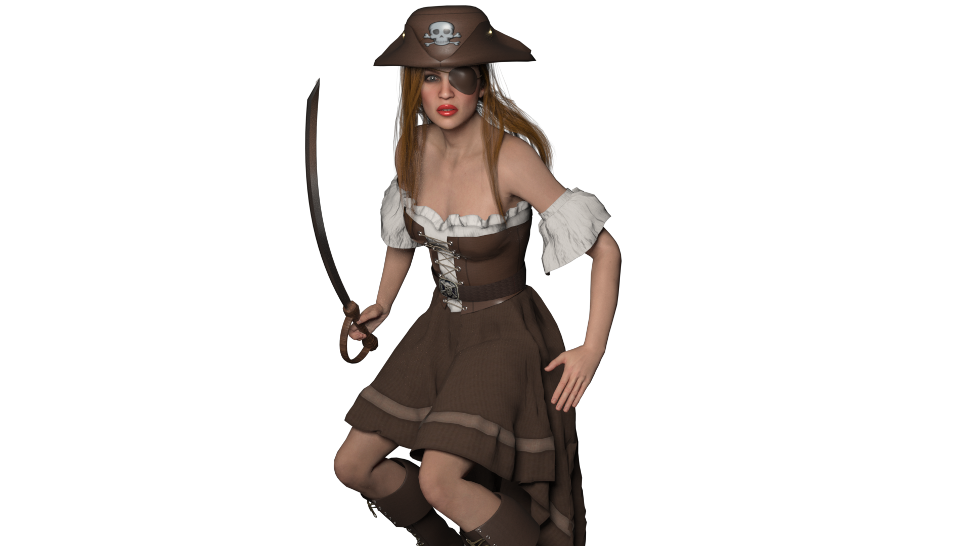 Female Pirate Character Creatoroutfit Reallusion Content Store 7094