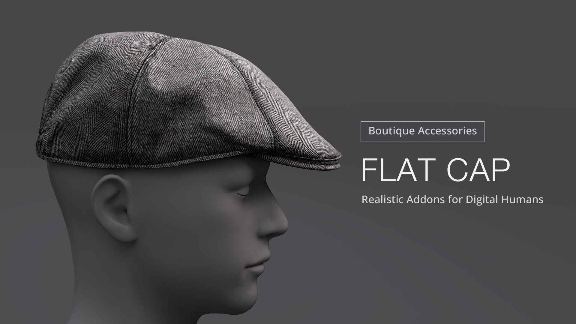 Flat Cap - Character Creator/Accessory - Reallusion Content Store