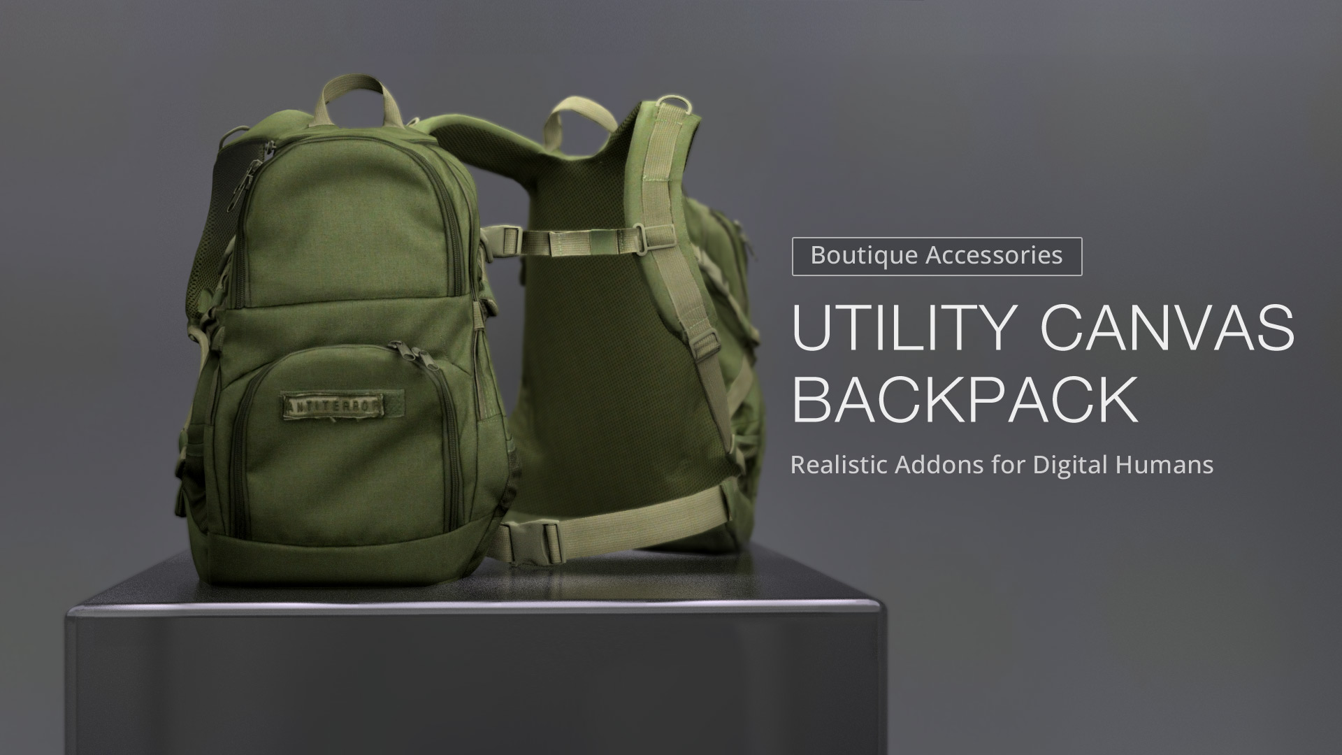 Utility 2025 canvas backpack