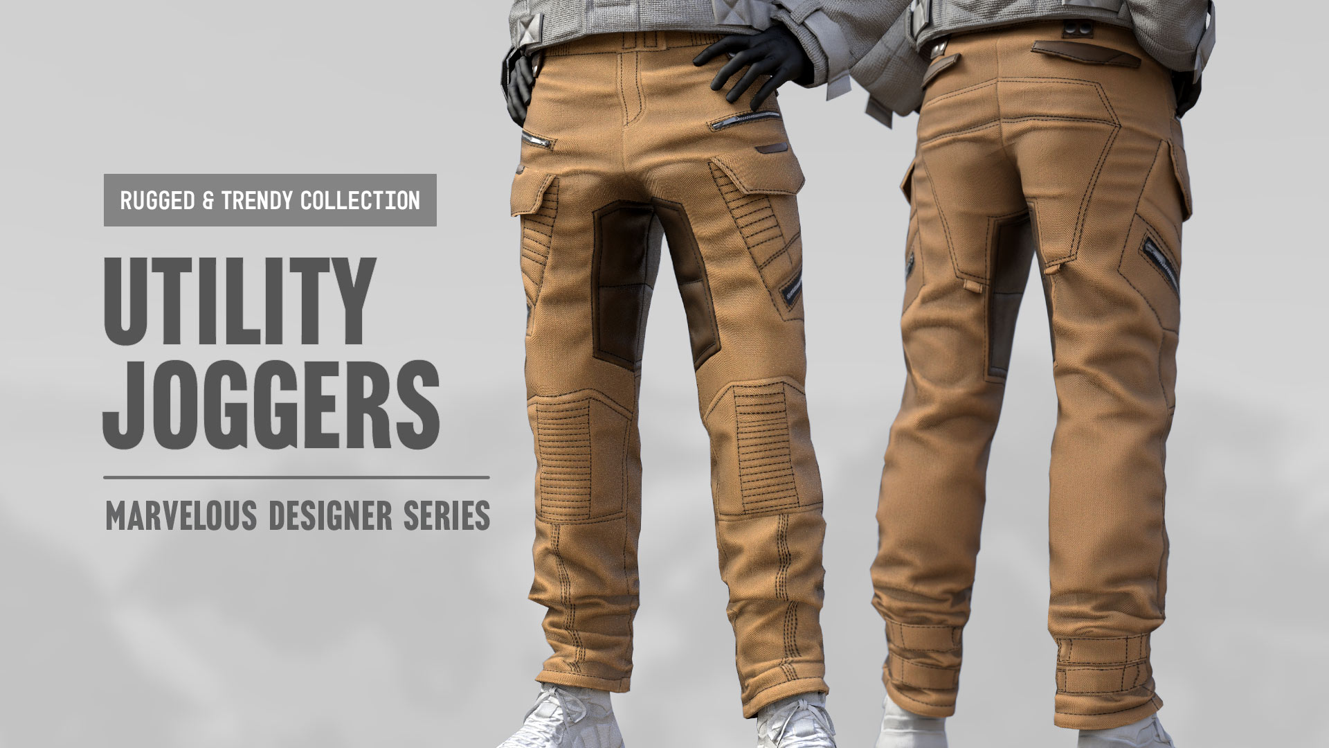 Utility Joggers - Character Creator/Outfit - Reallusion Content Store