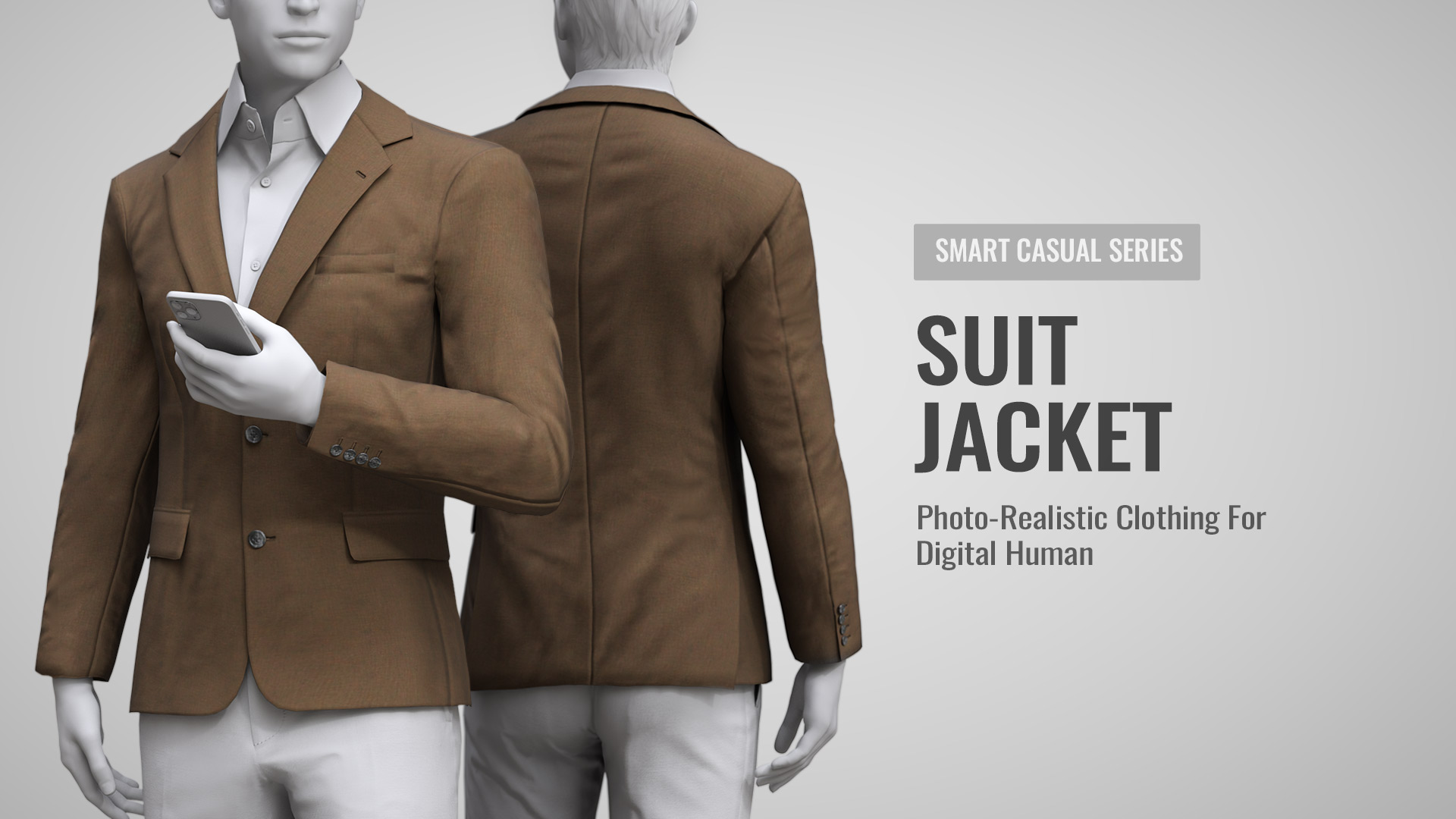 Suit Jacket - Character Creator/Outfit - Reallusion Content Store