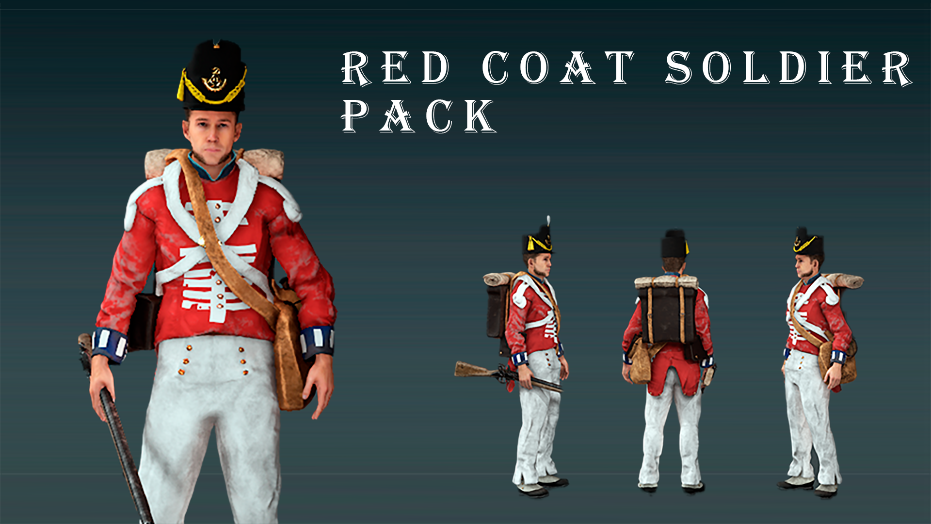 Red Coat Soldier Pack