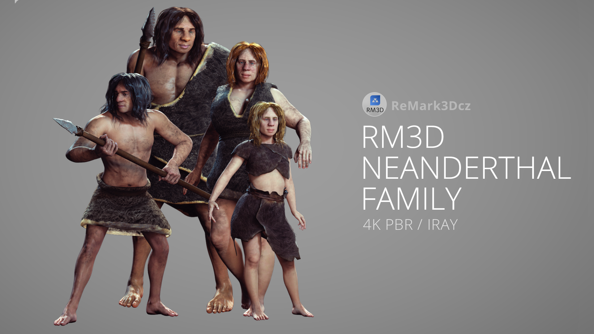 RM3D Neanderthal Family