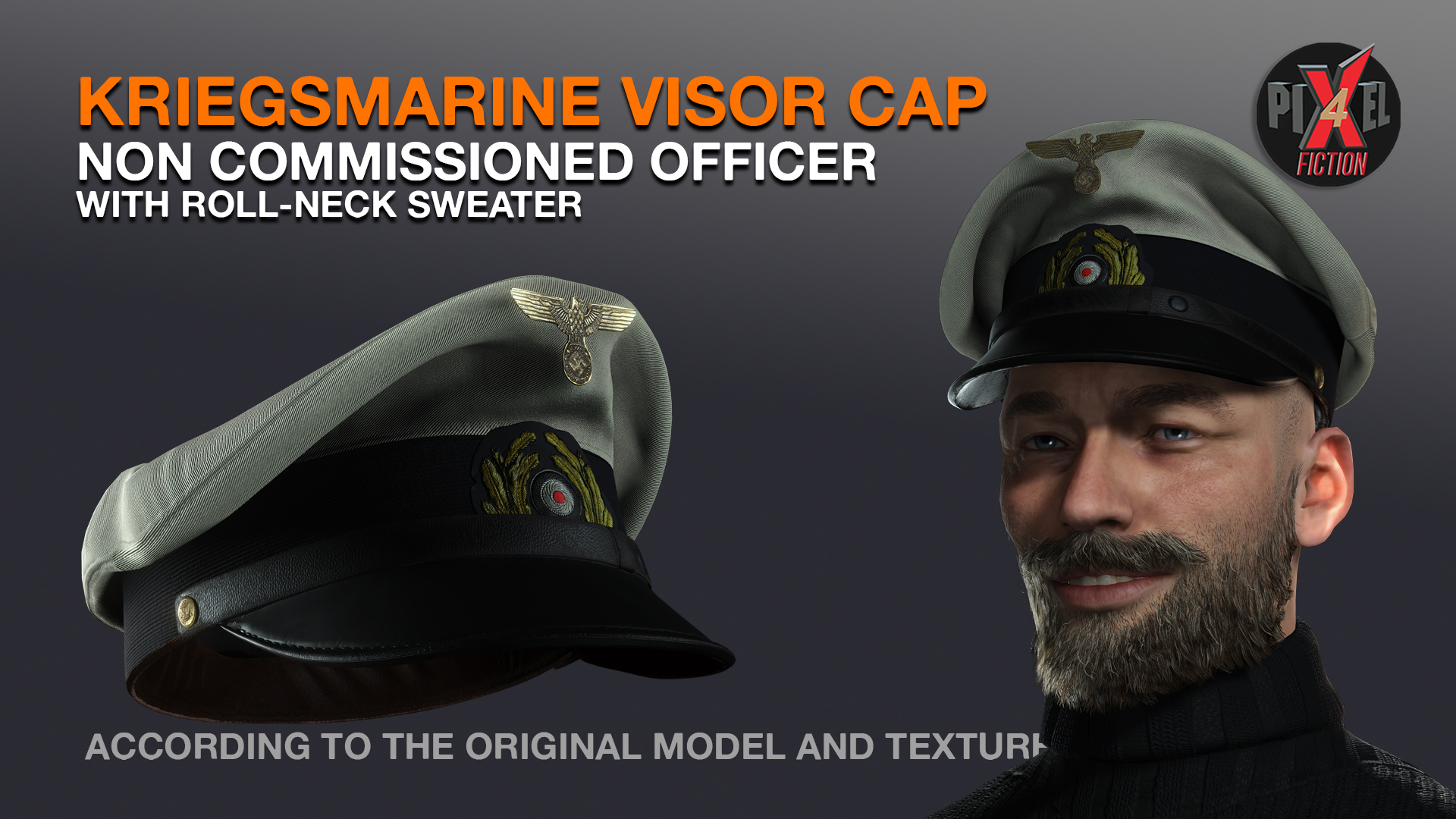 Kriegsmarine NCO Visor Cap