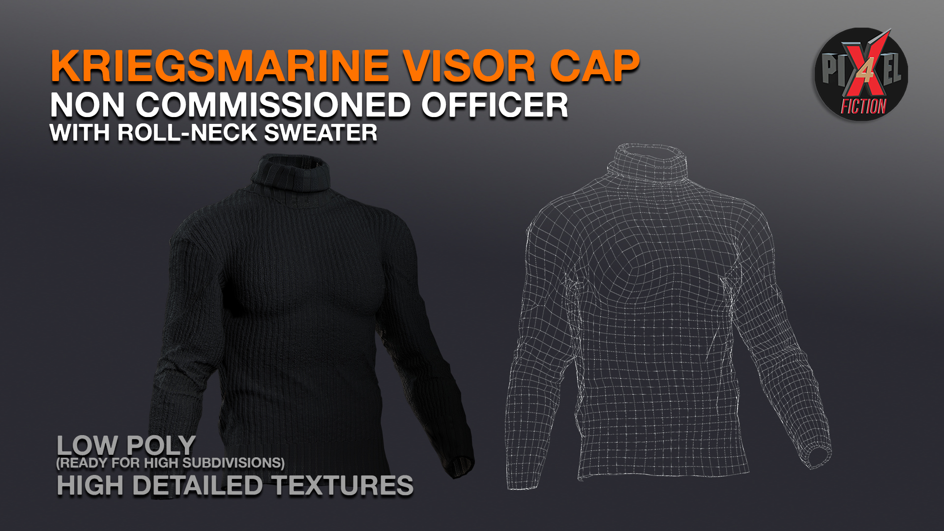 Kriegsmarine NCO Visor Cap - Character Creator/Outfit - Reallusion ...