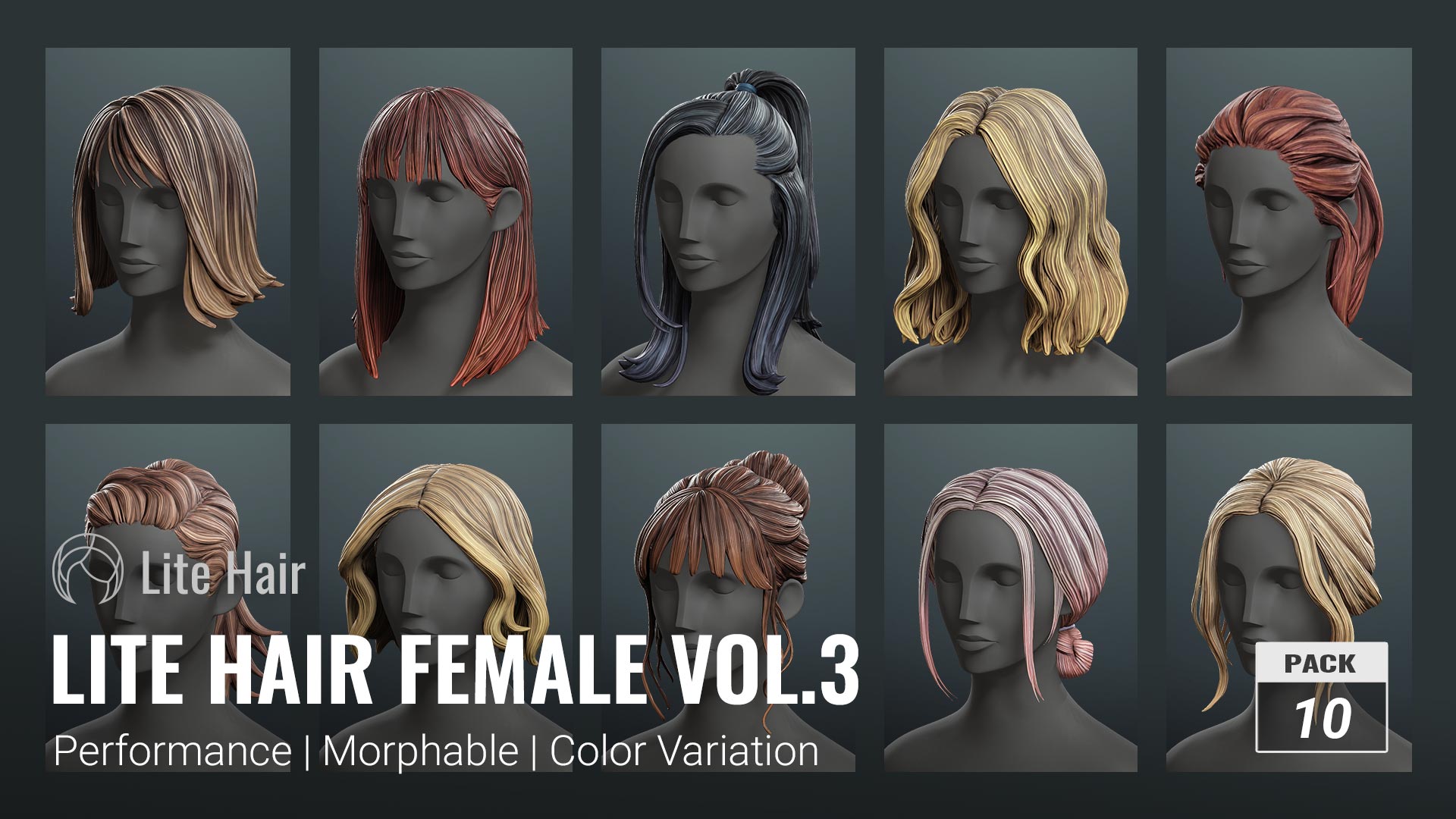 Lite Hair Female Vol. 3