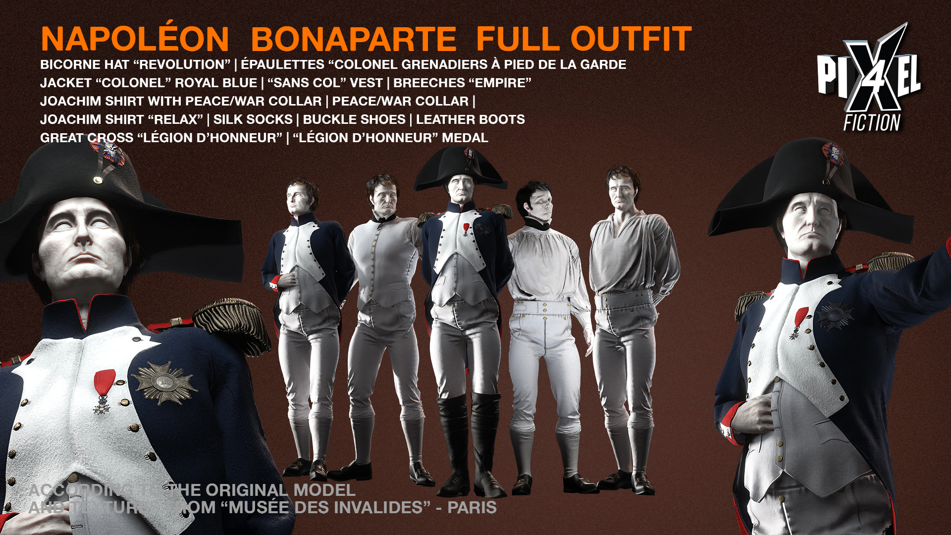 Napoleon Bonaparte Full Outfit - Character Creator/Outfit