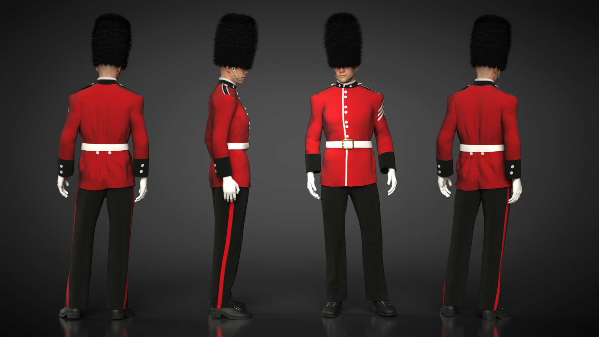 King's Guard - Character Creator/Outfit - Reallusion Content Store