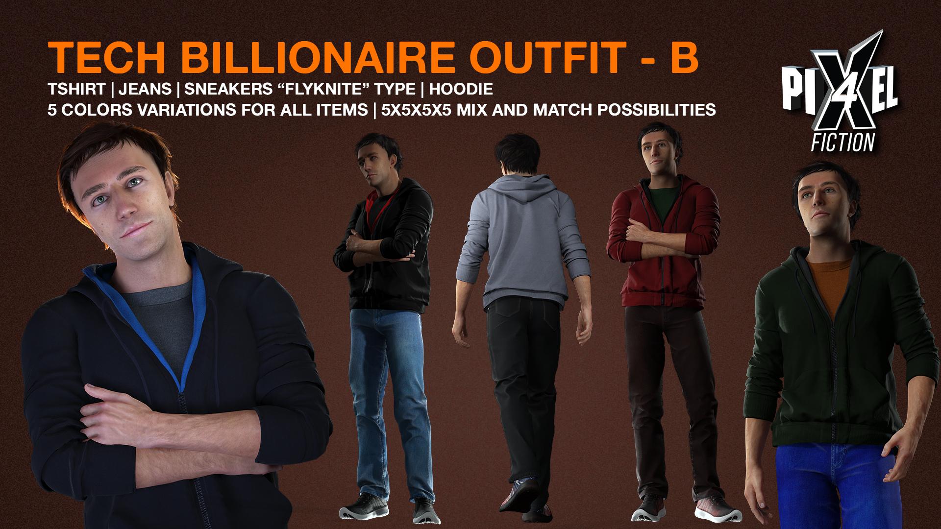 Tech Billionaire Outfit Pack - B