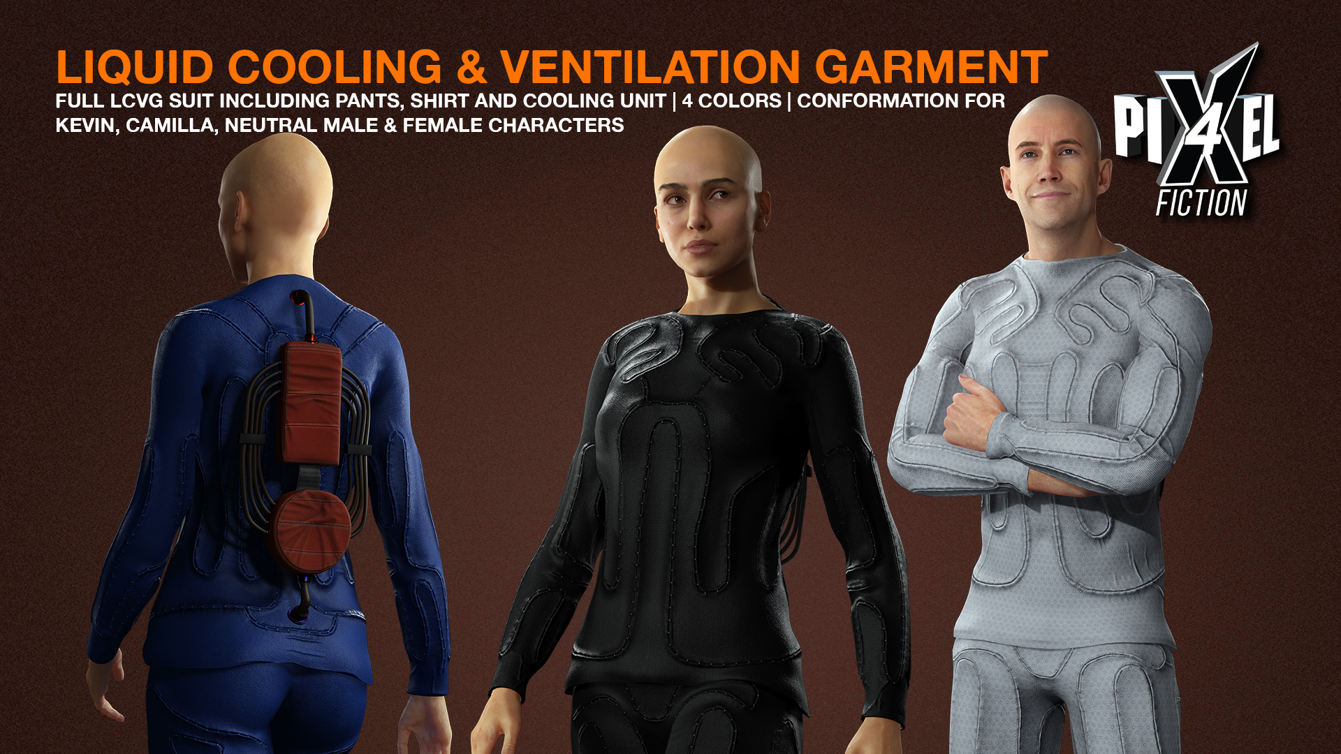 Liquid Cooling Ventilation Garment - LCVG