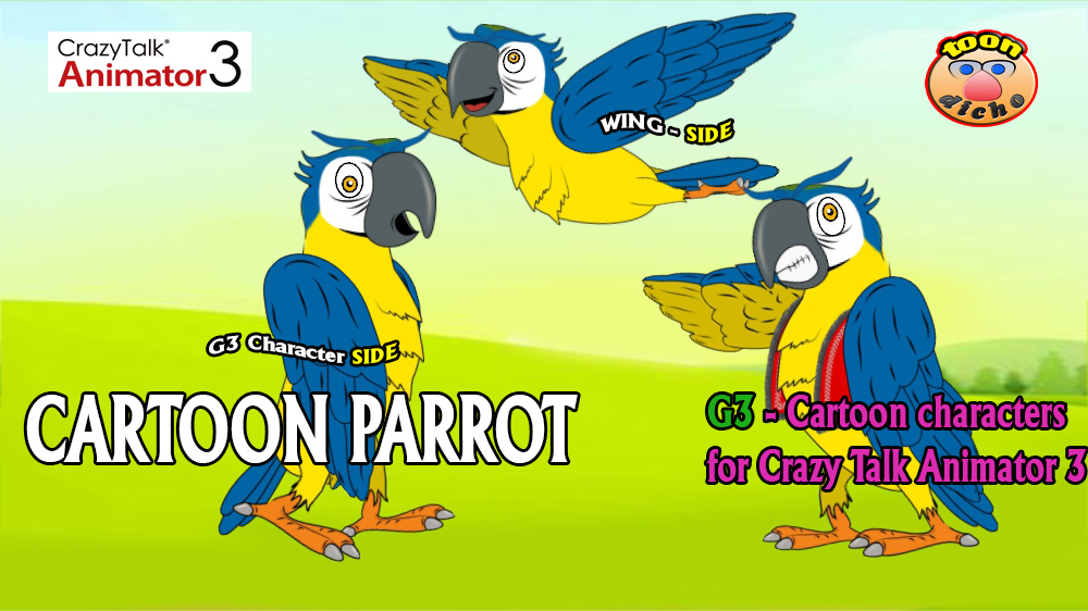 Cartoon Parrot