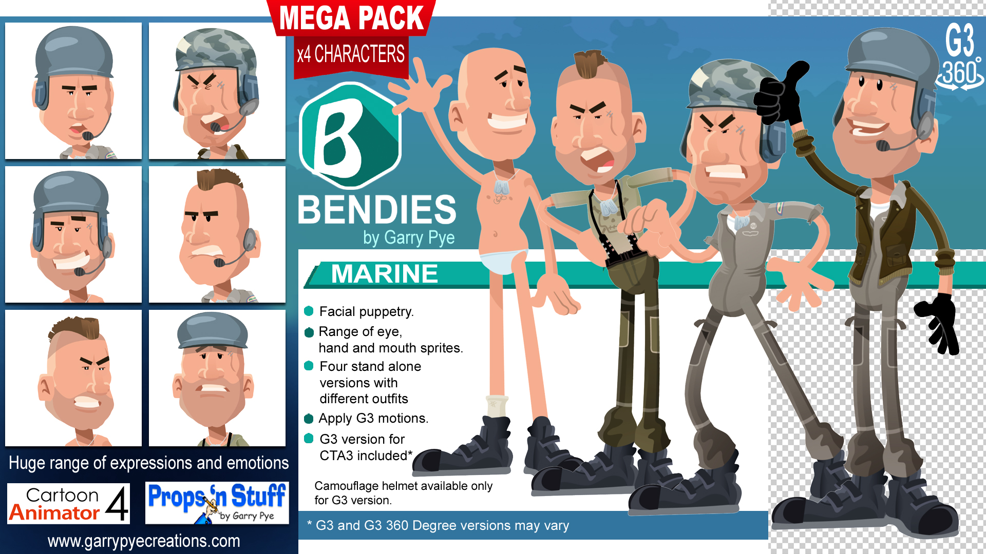 the Bendies #28 - Marine Mega Pack