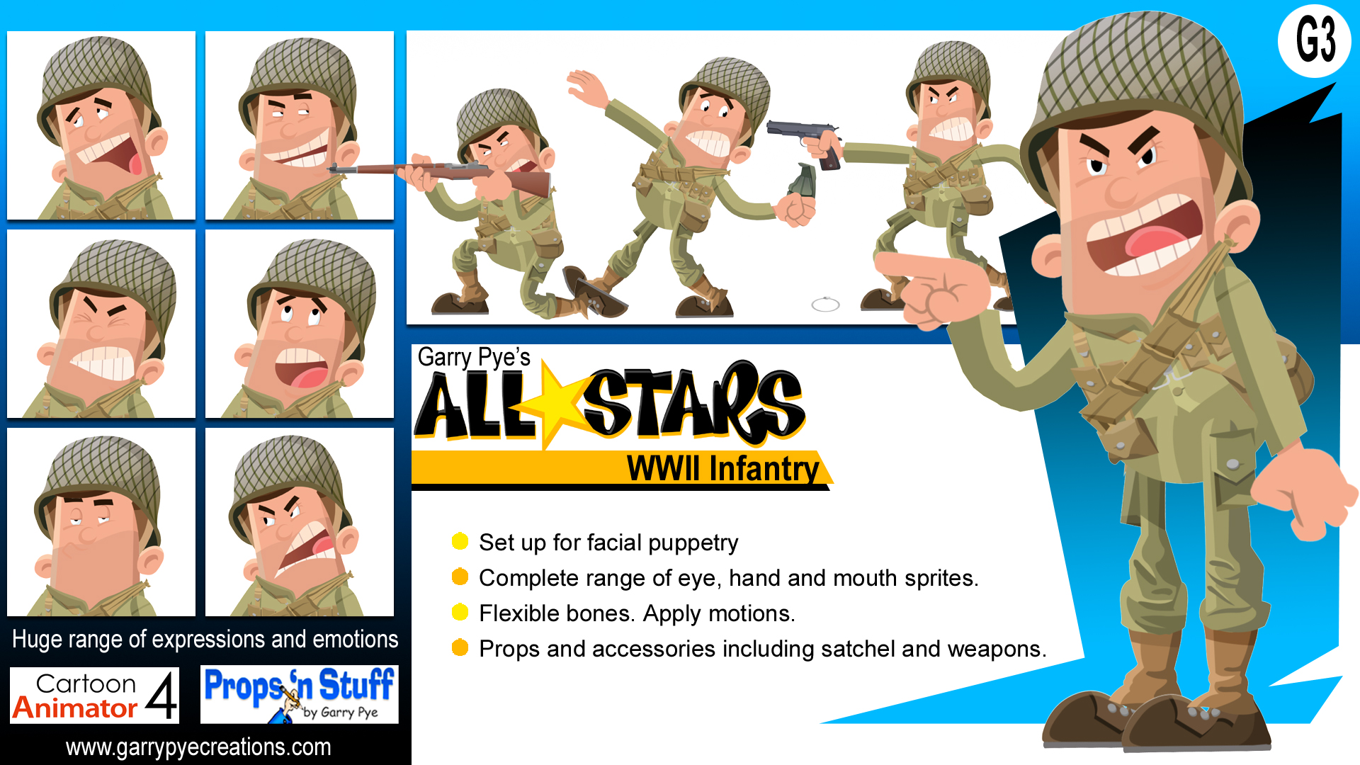 All Stars WWII Infantry