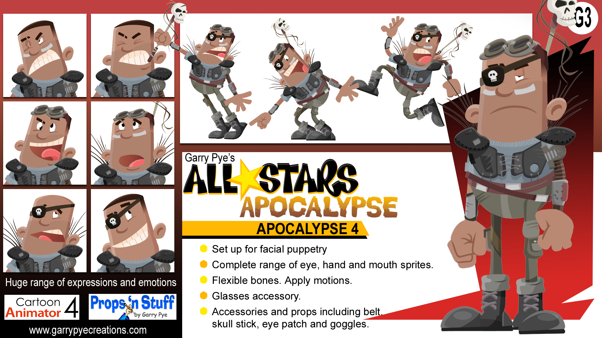 All Stars Apocalypse 4 - Cartoon Animator/Actor - Reallusion Content Store