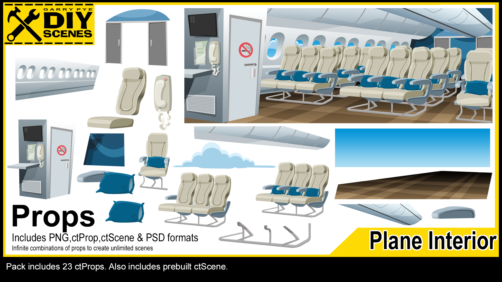 DIY Airport - Plane Interior